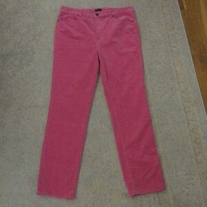 Talbots Hot Pink Corduroy Jeans 12